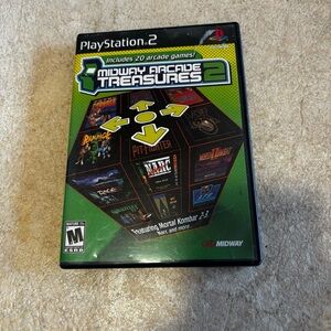 Vintage 2004 Arcade Treasures 2 for PlayStation 2 - Black
